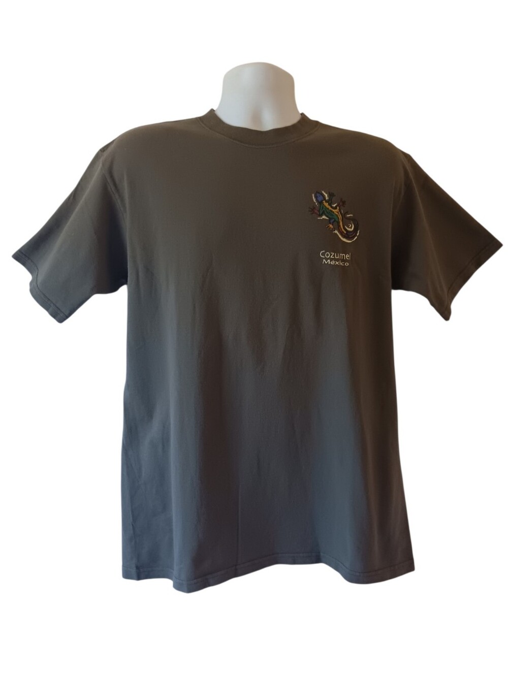 Yazbek Cozumel Mexico men's hunter green short-sleeve graphic t-shirt size L